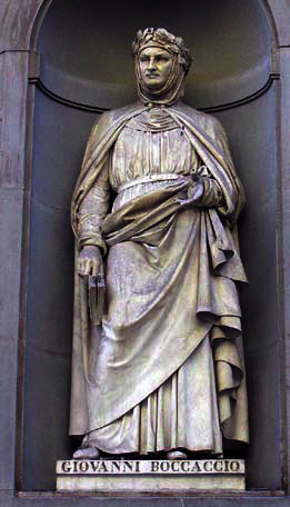Estatua de Giovanni Boccaccio