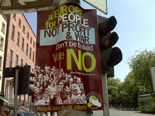 'No' al tratado de Lisboa en Irlanda
